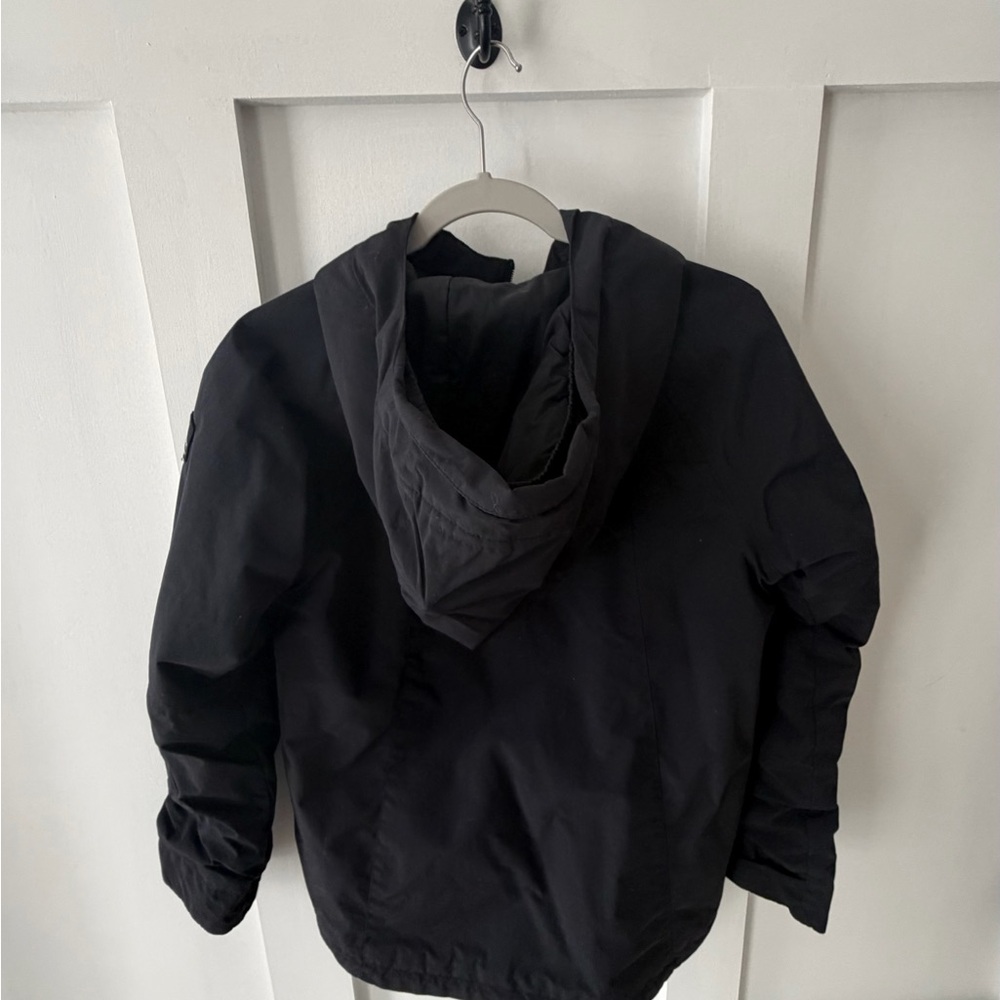 Burton Kids Black Hooded Puffer Jacket